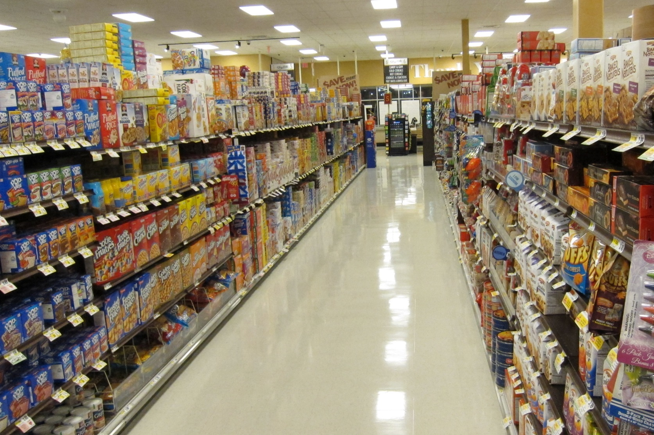 Grocery aisle
