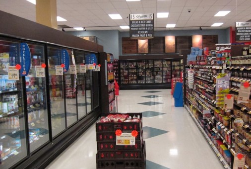 Grocery aisle