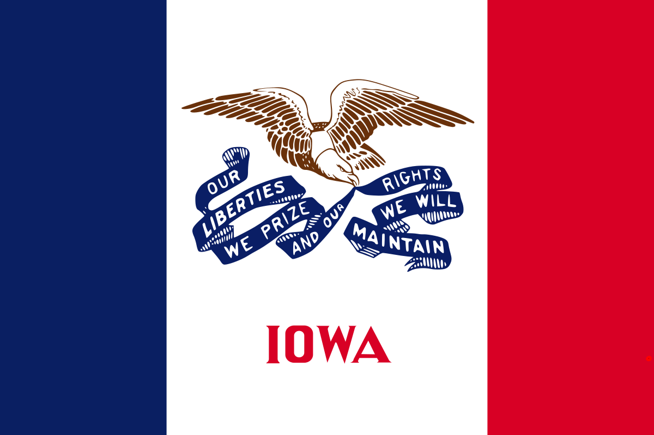 iowa flag