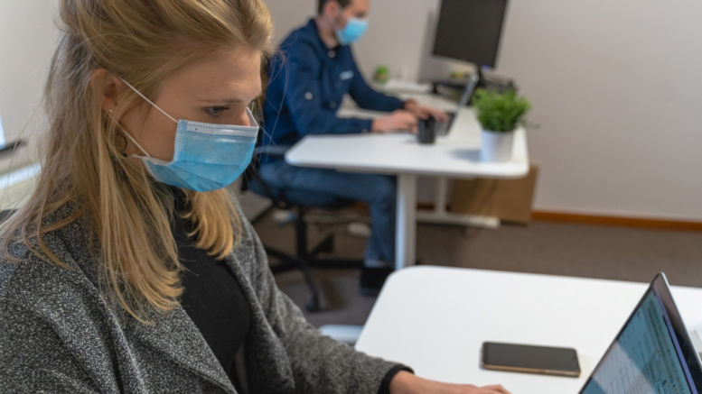 masking in office